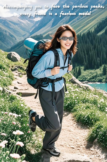 1080P HD Sports Camera Glasses – WiFi, 170° Wide Angle, Outdoor Action DV