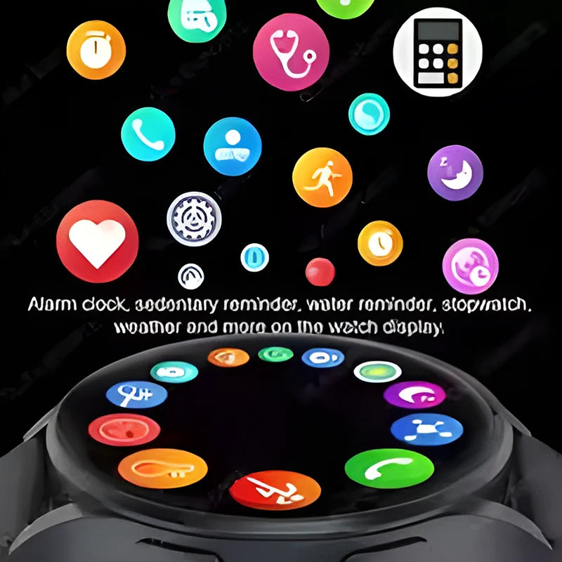 Smartwatch with Bluetooth Call – Waterproof Fitness Watch with Heart Rate & Sleep Monitor