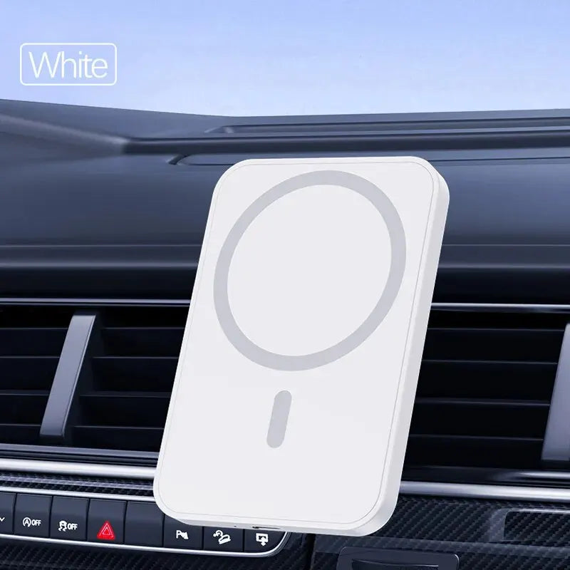 15W Magnetic Car Wireless Charger – MagSafe Fast Charging Mount for iPhone