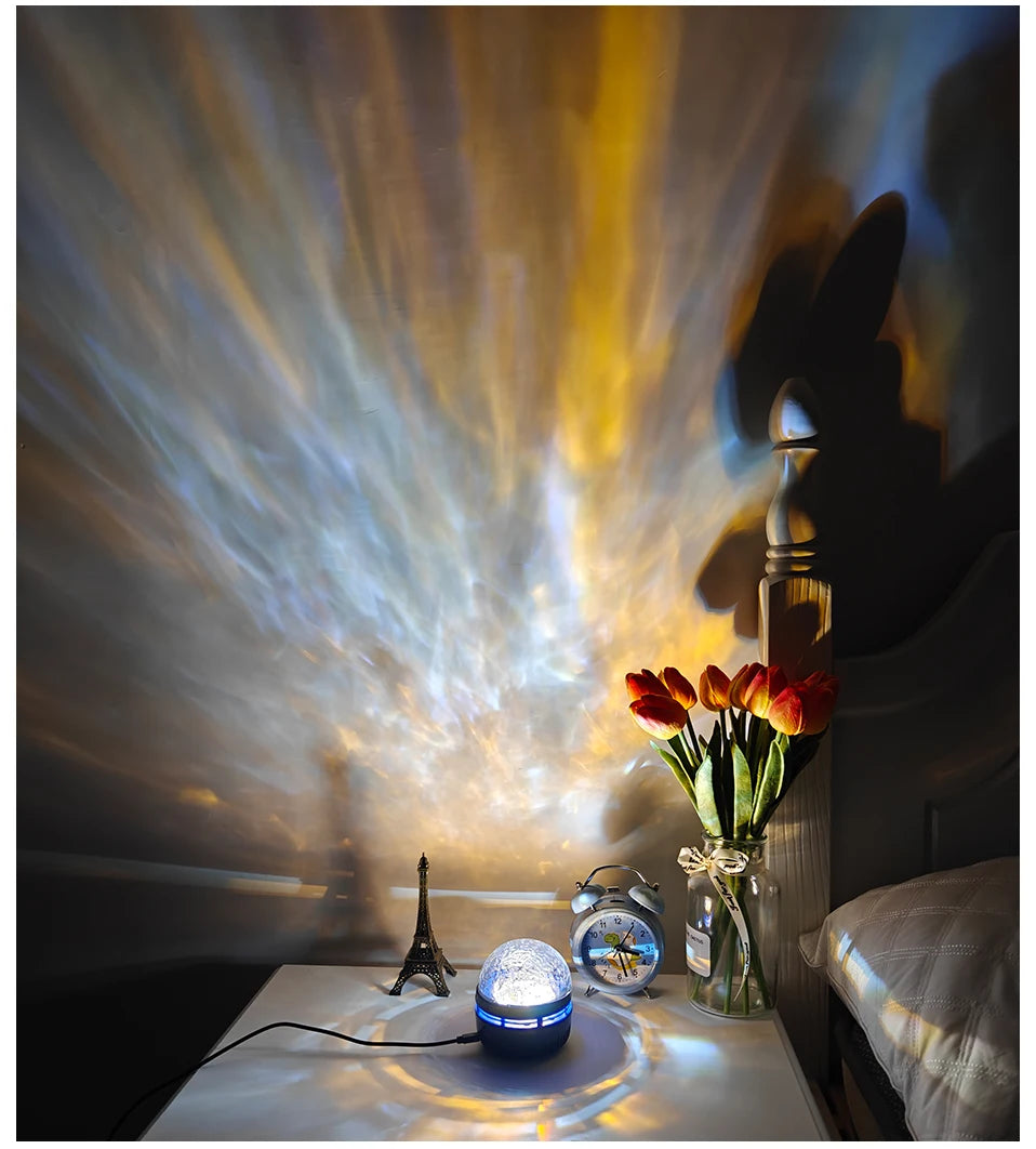 LED Galaxy Projector with Remote and USB – Star Light for Bedroom Decor