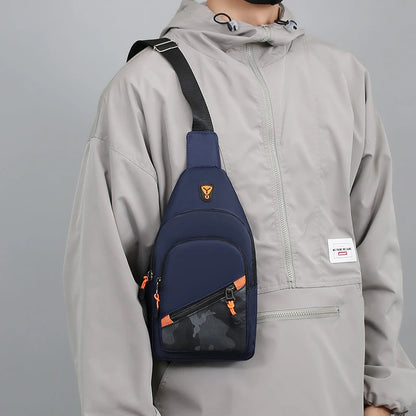 Men’s Chest Bag – Large Capacity Crossbody Shoulder Bag for Sports & Daily Use
