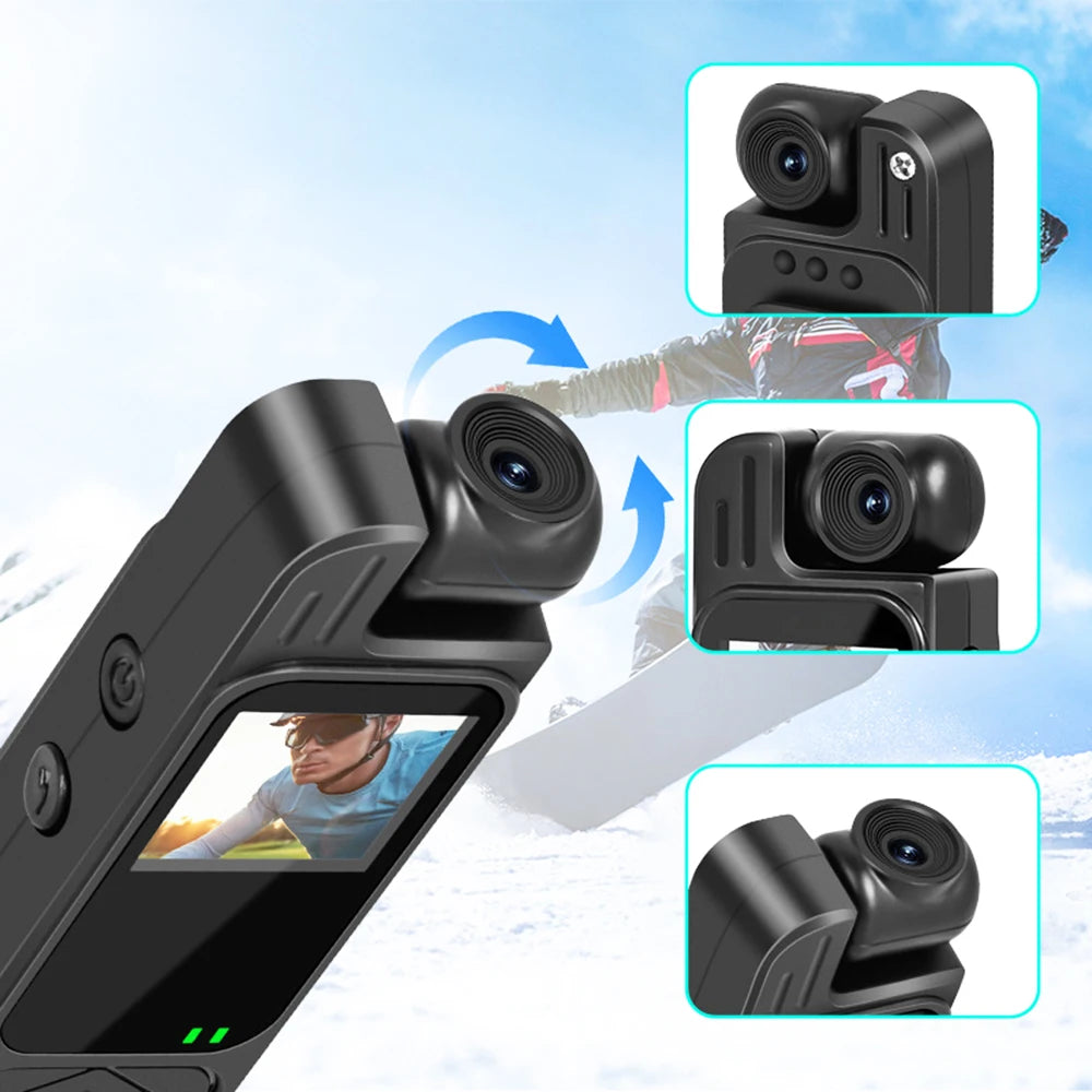 Mini Body Camera 1080P – HD Sports Cam with Infrared Night Vision & 1.3” Screen