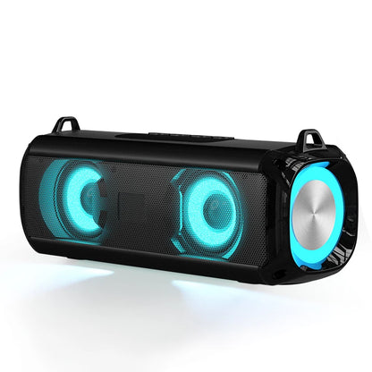 RGB Wireless Bluetooth Speaker – Rockmia EBS-045 with LED, TF/USB-C, and Strap