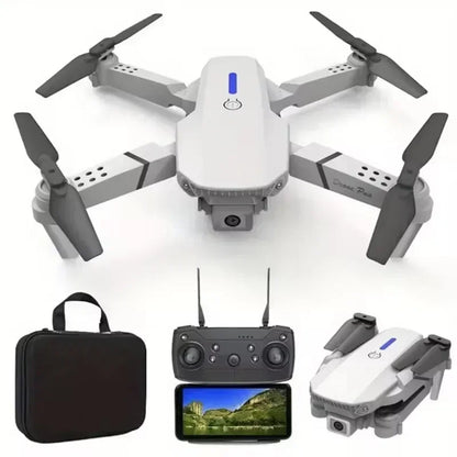 E88 Pro Foldable Drone – 4K/1080P HD Camera, WiFi FPV, RC Helicopter Toy Gift