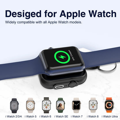 Fast Magnetic Wireless Charger for Apple Watch – Portable Power Bank