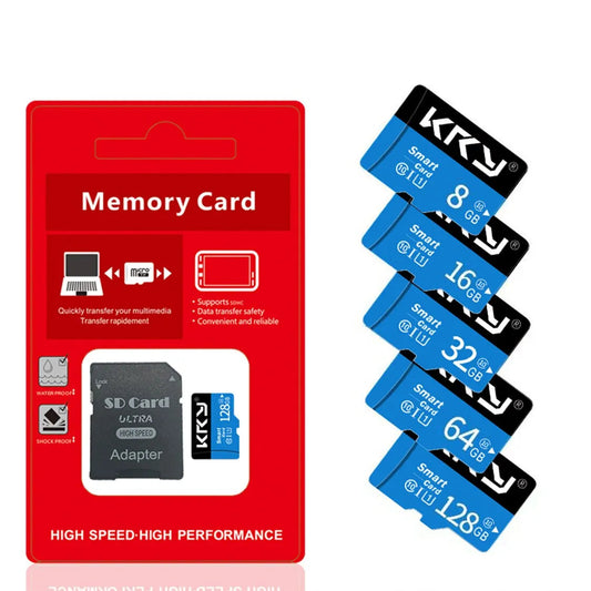 Micro SD/TF Memory Card – 32GB/64GB/128GB Class 10 Flash Card for Phone & Devices