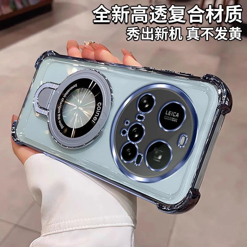 Transparent Magnetic Silicone Case for Xiaomi 15 Ultra – Shockproof