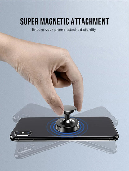 Magnetic Phone Holder – Stick-on Car Dashboard or Wall Mount for iPhone, Samsung & Xiaomi