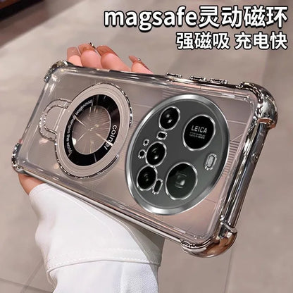 Transparent Magnetic Silicone Case for Xiaomi 15 Ultra – Shockproof