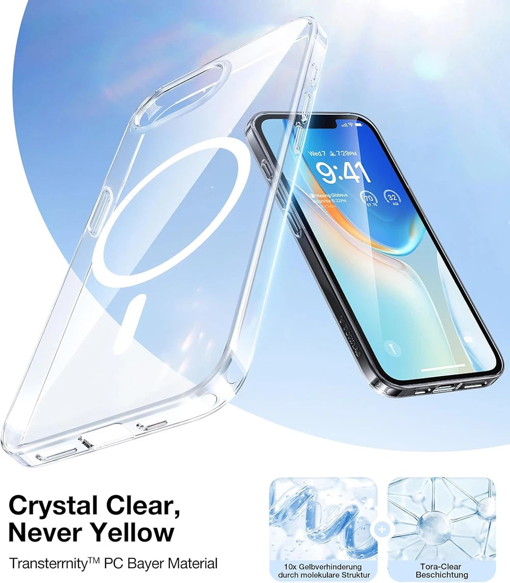 MagSafe Magnetic Wireless Charging Case – Shockproof Matte Cover for iPhone 16E 5G