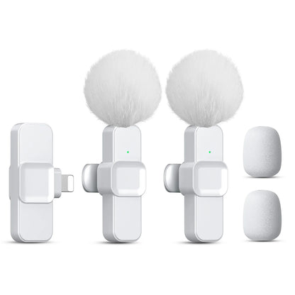 SNZIYAG K10 Wireless Lavalier Microphone – Portable Mini Mic for iPhone, Android, PC & Live Gaming