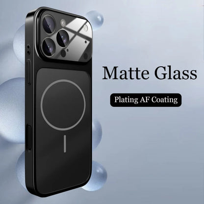 Original Glass Nano Matte Case For iPhone 17, 17 Air, 17 Pro Max, 17 Pro Magnetic For Magsafe Wireless Charging Armor Funda