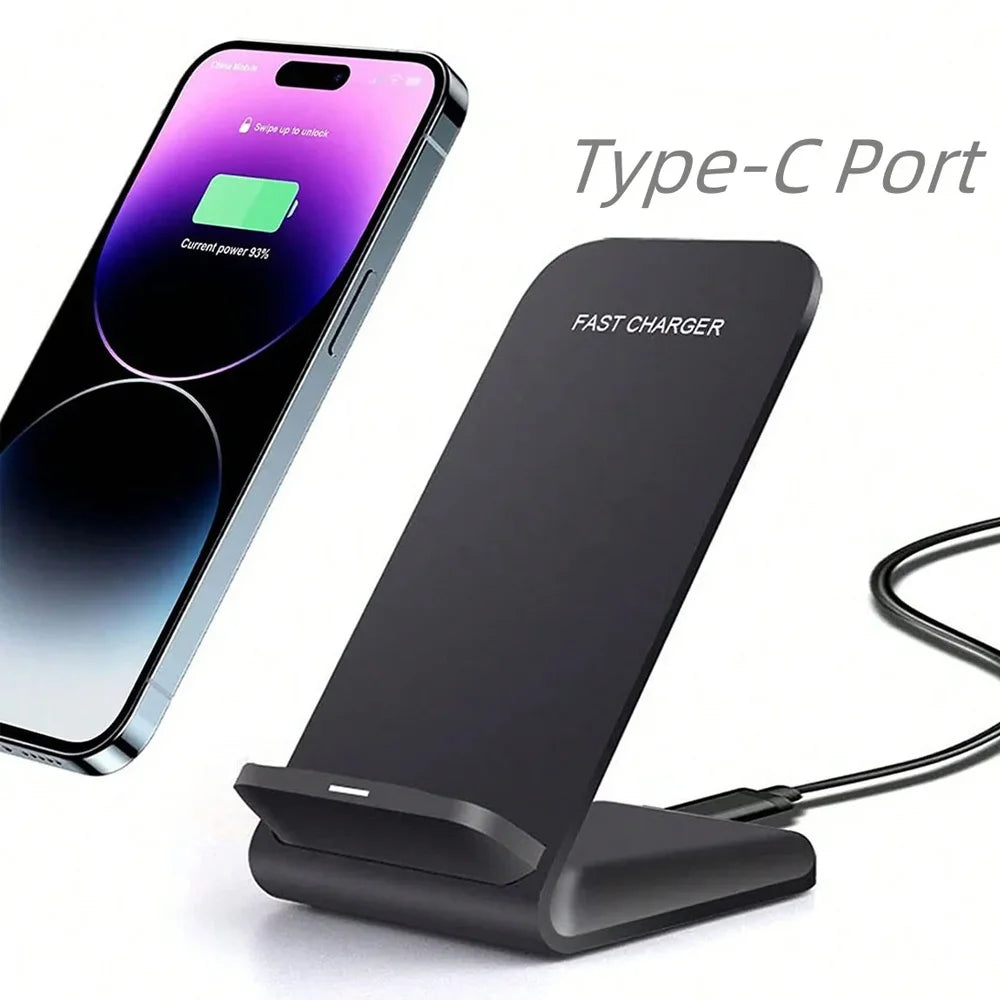 40W Wireless Charging Stand – Ultra Fast Charger for Samsung, iPhone & Xiaomi