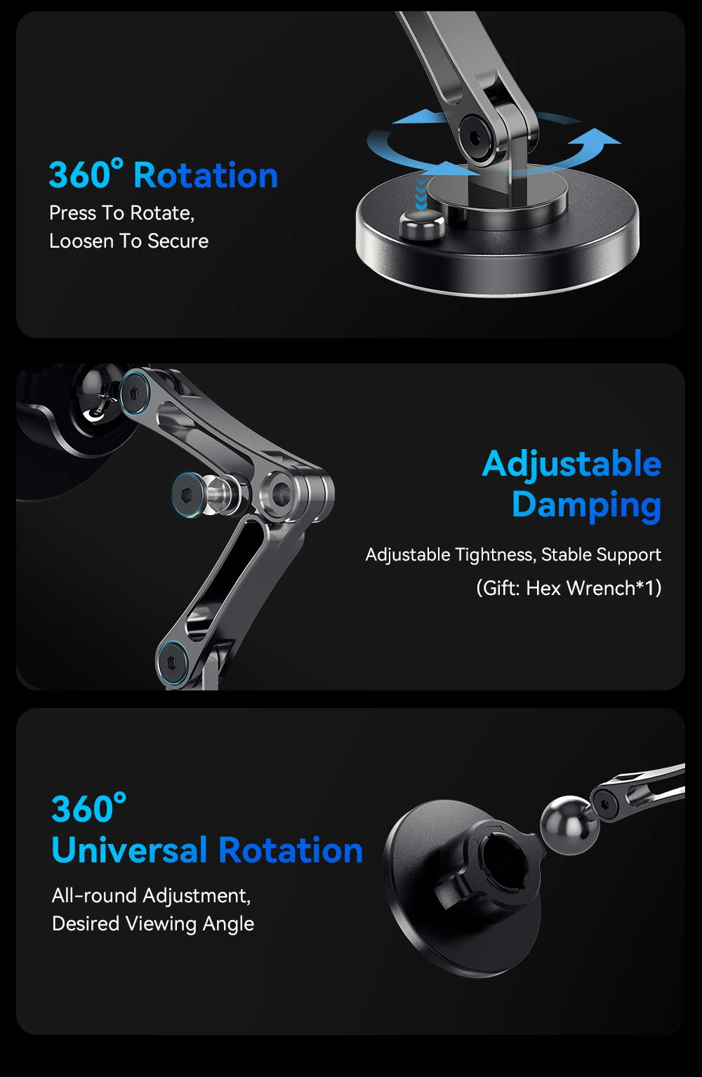 Essager Magnetic Car Wireless Charger – 15W Fast Charging Mount for MagSafe iPhone