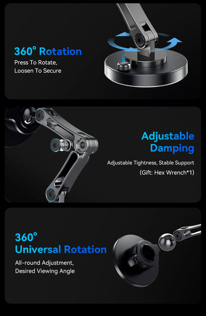 Essager Magnetic Car Wireless Charger – 15W Fast Charging Mount for MagSafe iPhone