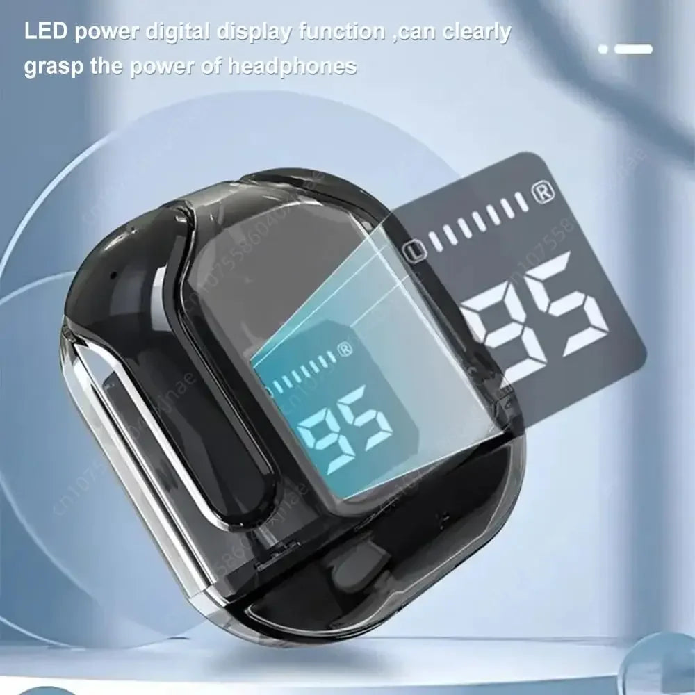 Bluetooth Earbuds with Smart Display Case and Premium Audio