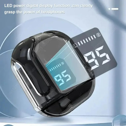 Bluetooth Earbuds with Smart Display Case and Premium Audio