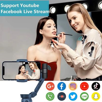 Wireless Lavalier Microphone – Mini Portable Mic for Audio/Video Recording, Live & Gaming (iPhone/Android)