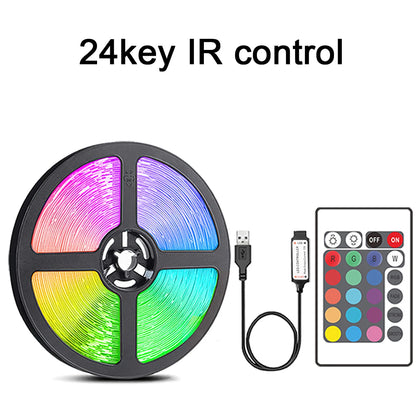 RGB LED Tape Lights 20m – 44-Key Remote for Wall, Home, and Party Decor