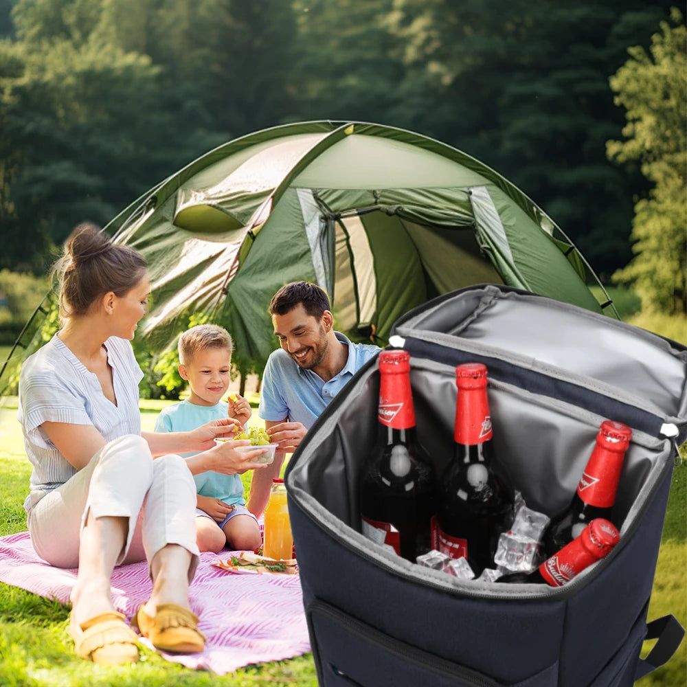 Portable Insulated Cooler Bag – DENUONISS Waterproof Backpack Fridge for Outdoor Use