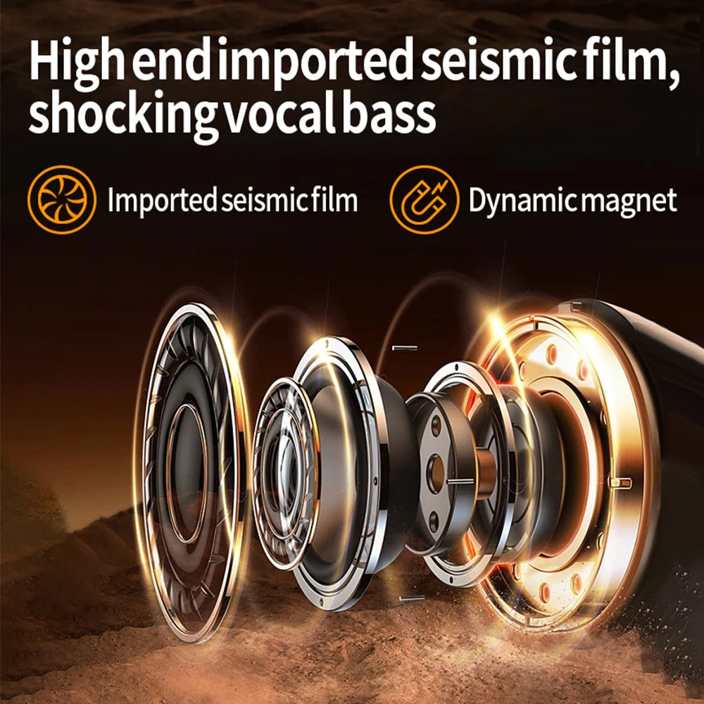 Bluetooth 5.3 Helmet Headset – Waterproof Hands-Free Speaker & MP3 Player for Motorcycle