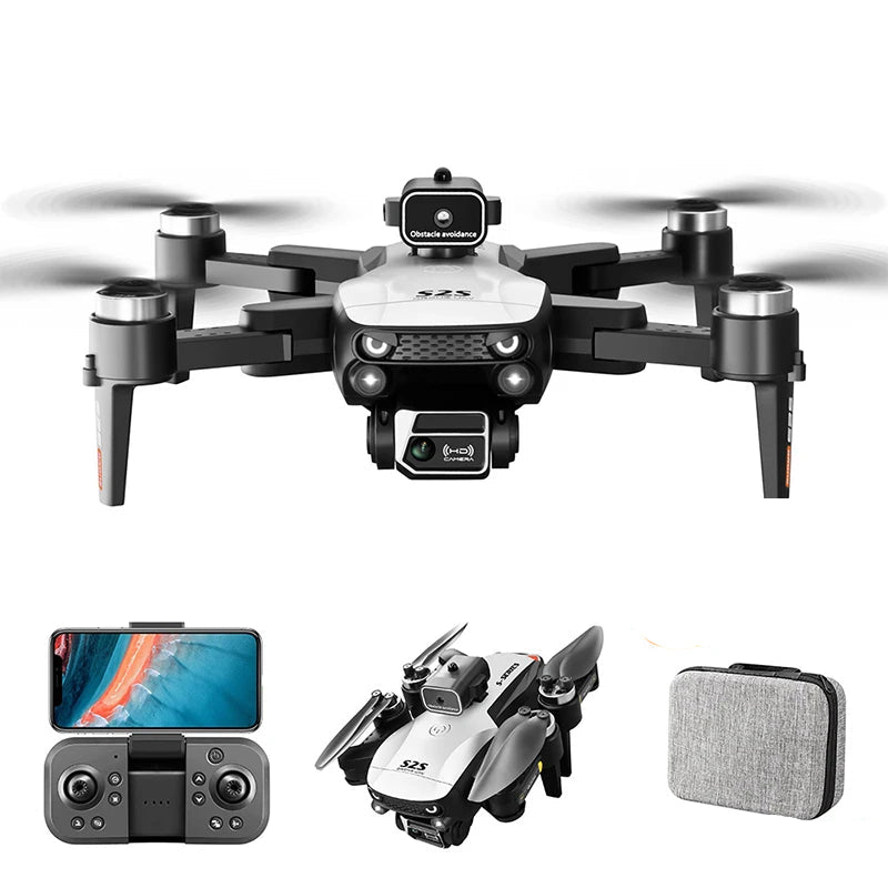 S2S Mini Drone 4K/8K – Foldable RC Quadcopter with Obstacle Avoidance & HD Camera