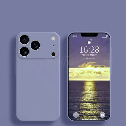 Liquid Silicone Case for iPhone 17 Series – Soft TPU Cover for Pro / Pro Max / Air