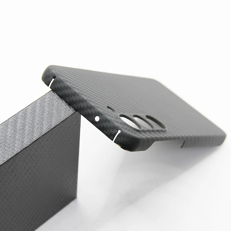 ZXKE Carbon Fiber Magnetic Case – Aramid Shell for Galaxy S23/S24/S25 Ultra, MagSafe & Car Mount Compatible