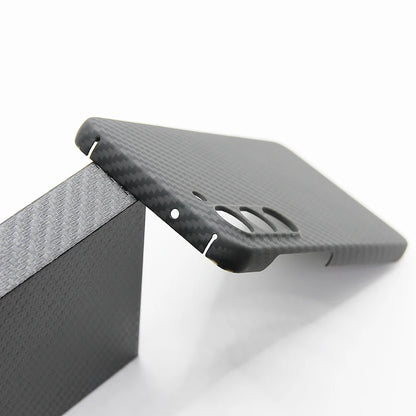 ZXKE Carbon Fiber Magnetic Case – Aramid Shell for Galaxy S23/S24/S25 Ultra, MagSafe & Car Mount Compatible