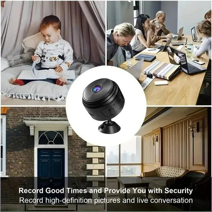 A9 2MP Mini WiFi Camera – Wireless Security Cam with Remote Monitoring for Smart Home