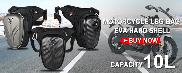 Motocentric Waterproof Motorcycle Tail Bag – High Capacity Rear Seat Backpack