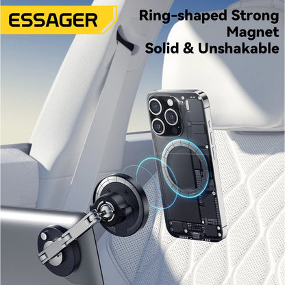 Essager Magnetic Car Wireless Charger – 15W Fast Charging Mount for MagSafe iPhone