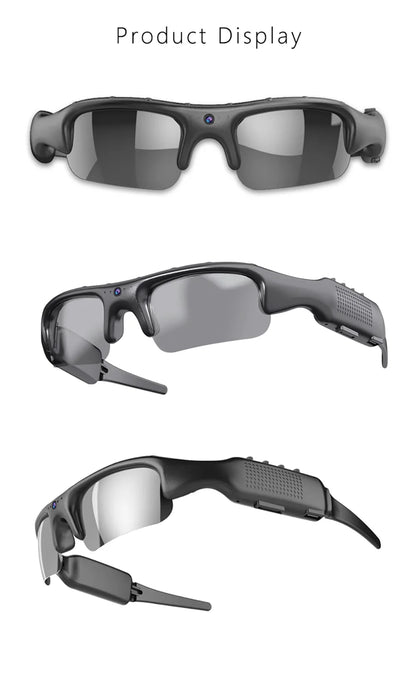 1080P HD Sports Camera Glasses – WiFi, 170° Wide Angle, Outdoor Action DV