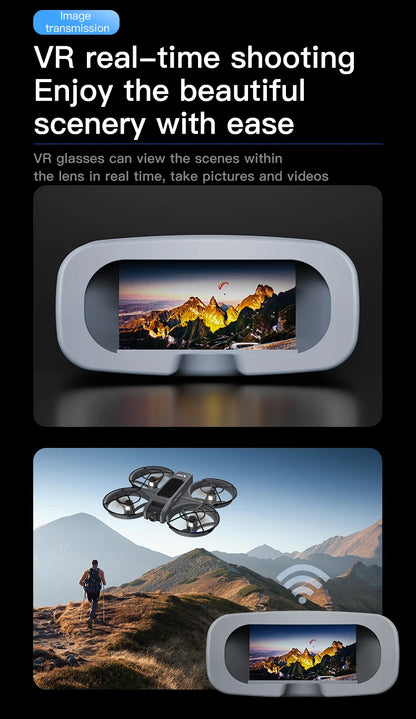 X226 Brushless Drone – Dual HD Camera, VR Control, Obstacle Avoidance, Optical Flow Hover