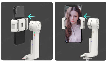 AXNEN A10 Smartphone Gimbal – Stabilizer with Fill Light, Tripod & Remote