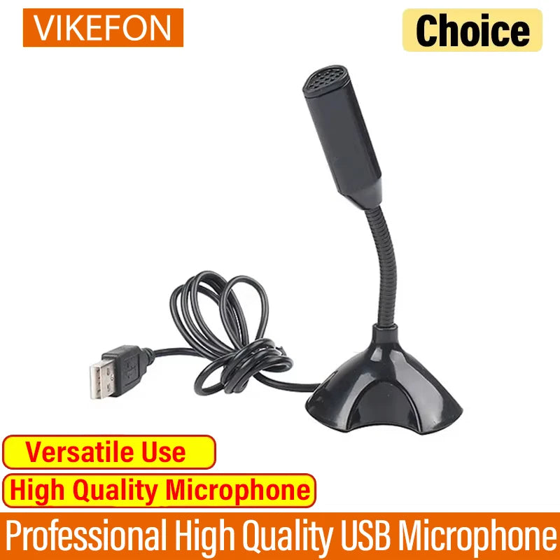 Professional Adjustable USB Microphone – High Quality for Laptop, Studio, Gaming & Streaming