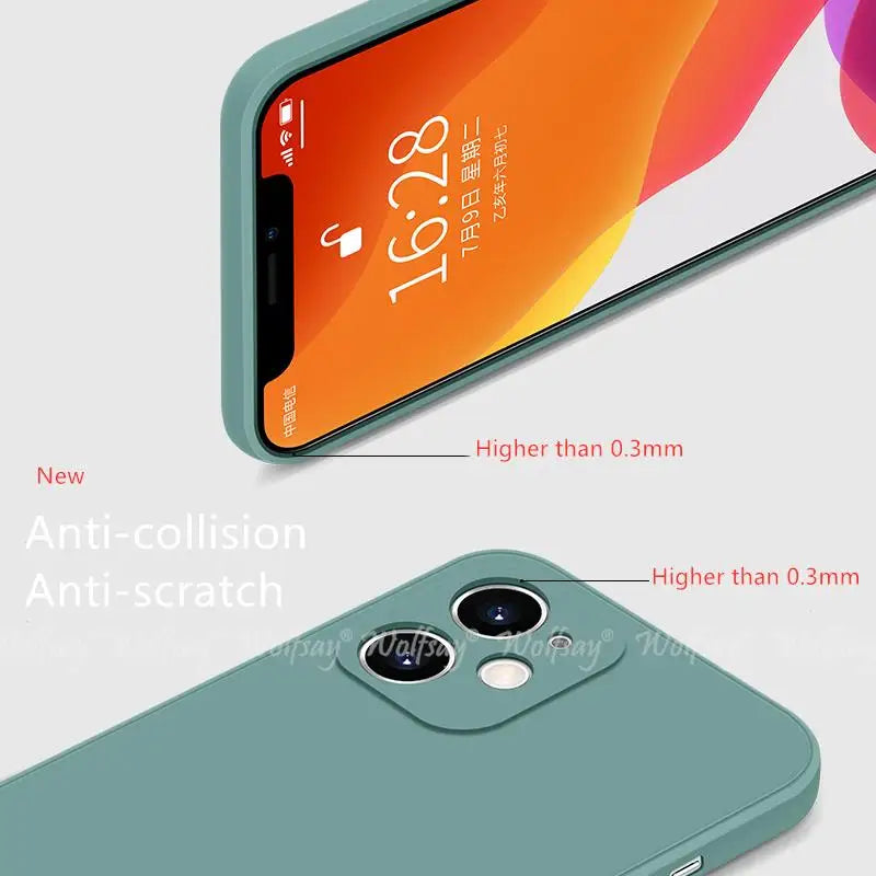 Liquid Silicone Case for iPhone 17 Series – Soft TPU Cover for Pro / Pro Max / Air