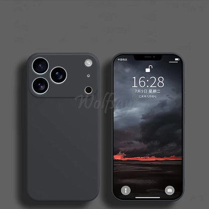 Liquid Silicone Case for iPhone 17 Series – Soft TPU Cover for Pro / Pro Max / Air