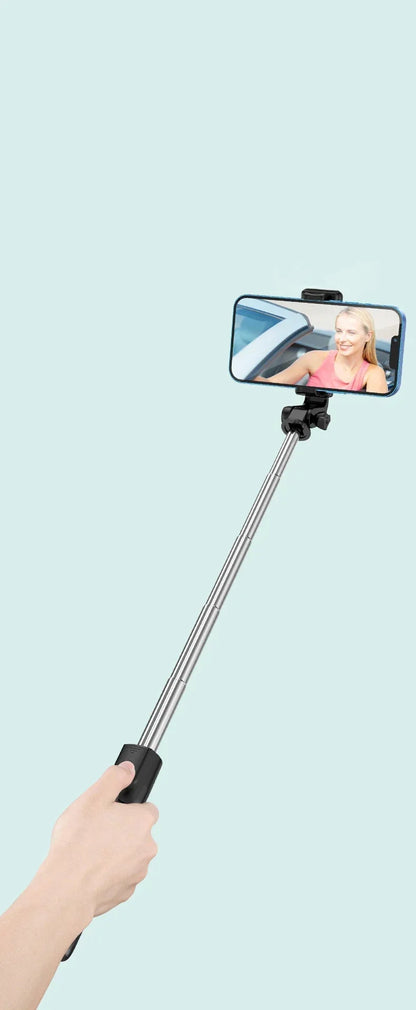 Telescopic Selfie Stick & Tripod – Portable 700mm Phone Stand with Bluetooth Remote