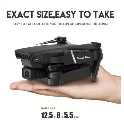E88 Pro Foldable Drone – 4K/1080P HD Camera, WiFi FPV, RC Helicopter Toy Gift