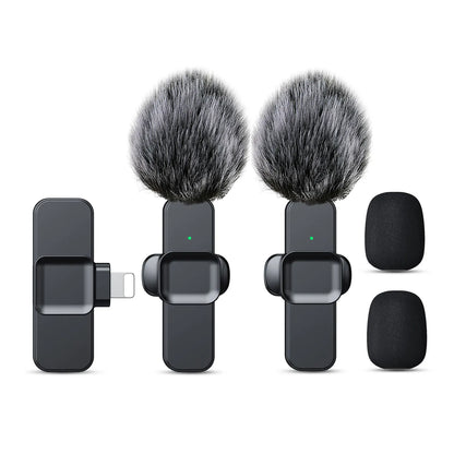 SNZIYAG K10 Wireless Lavalier Microphone – Portable Mini Mic for iPhone, Android, PC & Live Gaming