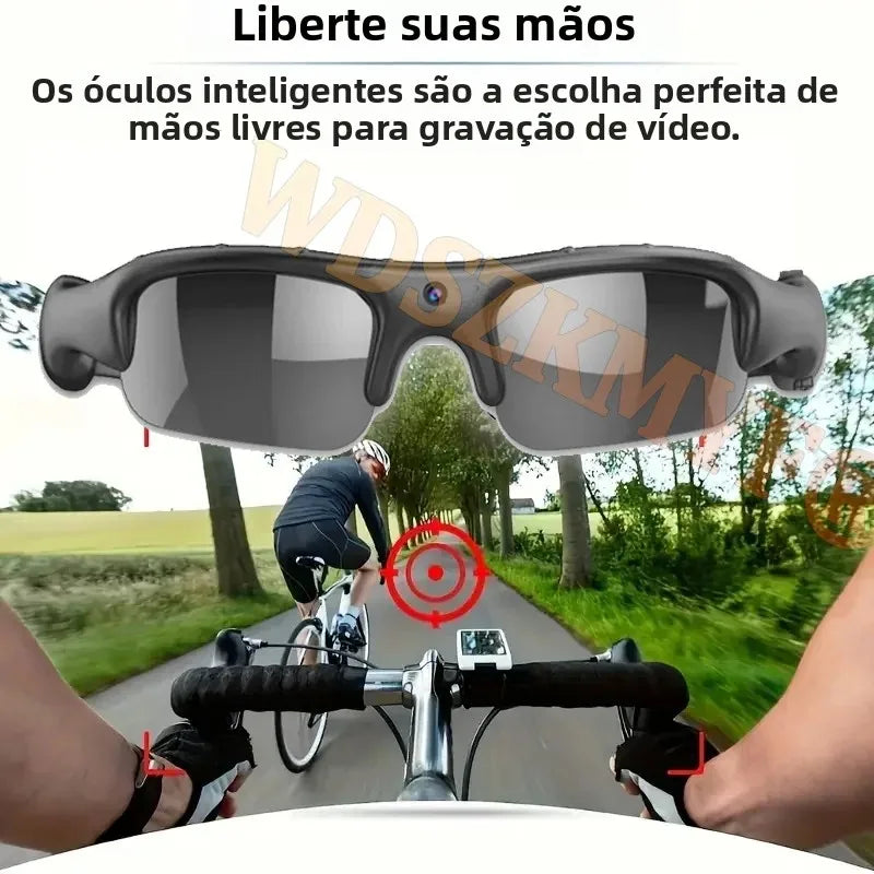 1080P HD Sports Camera Glasses – WiFi, 170° Wide Angle, Outdoor Action DV