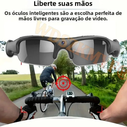 1080P HD Sports Camera Glasses – WiFi, 170° Wide Angle, Outdoor Action DV