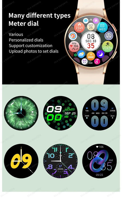 Smartwatch with Bluetooth Call – Waterproof Fitness Watch with Heart Rate & Sleep Monitor