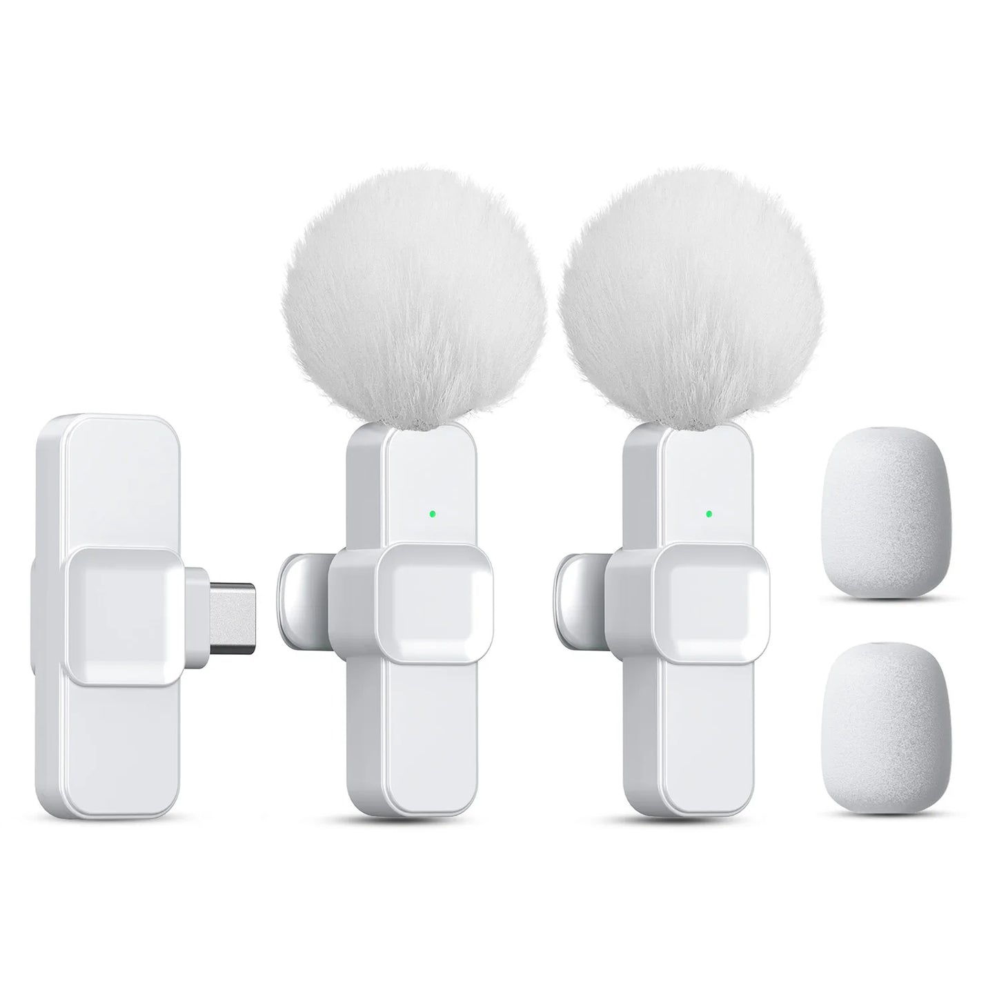 SNZIYAG K10 Wireless Lavalier Microphone – Portable Mini Mic for iPhone, Android, PC & Live Gaming