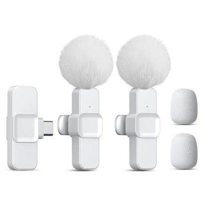 SNZIYAG K10 Wireless Lavalier Microphone – Portable Mini Mic for iPhone, Android, PC & Live Gaming