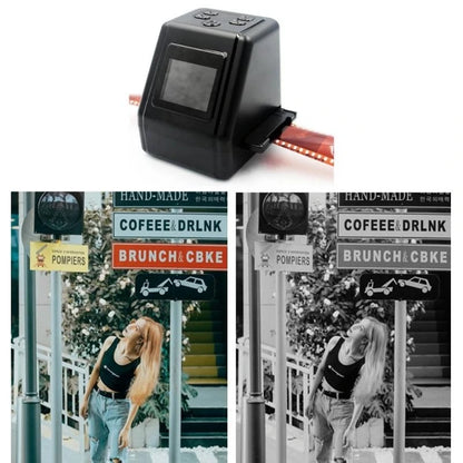 F68B Portable Negative Film Scanner – Slide & Photo Converter with 2” LCD Screen for PC/Laptop
