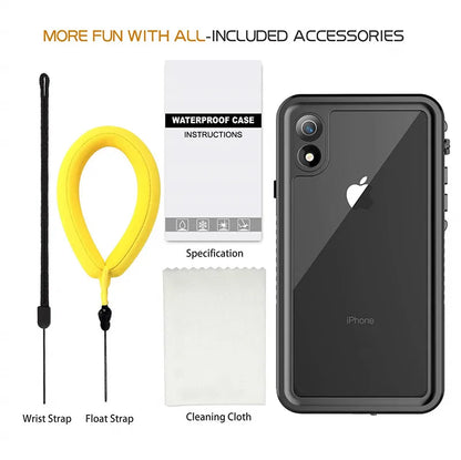 FS IP68 Waterproof Case – Clear Diving Phone Cover for iPhone 7 to 16 Series