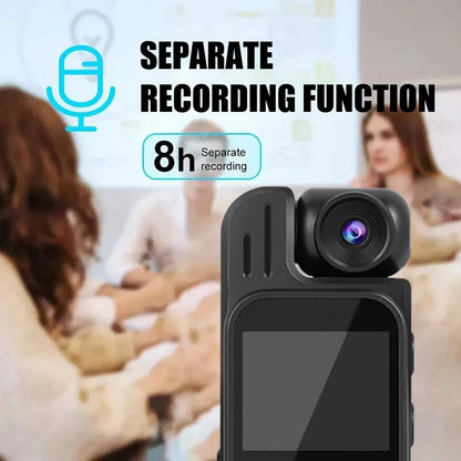Mini Body Camera 1080P – HD Sports Cam with Infrared Night Vision & 1.3” Screen