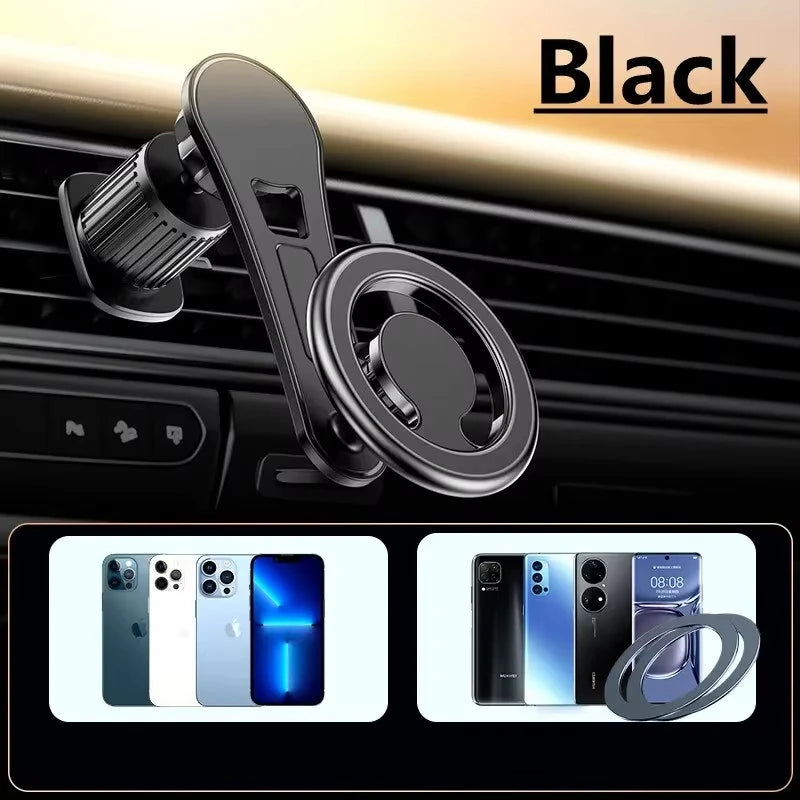 Vacuum Suction Magnetic Phone Holder – Adjustable & Foldable Design